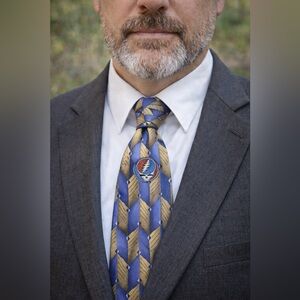 Vintage Grateful Dead Silk Necktie “Feel Like a Stranger” Thirteenth Set 1995